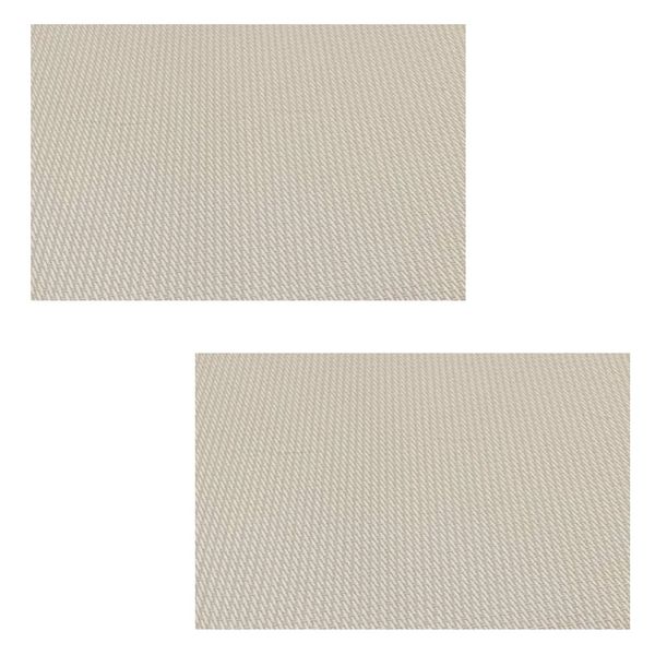 Decor Waterproof Diamond Pattern Shelf Liner EVA Mats Set of 2 - 150cm