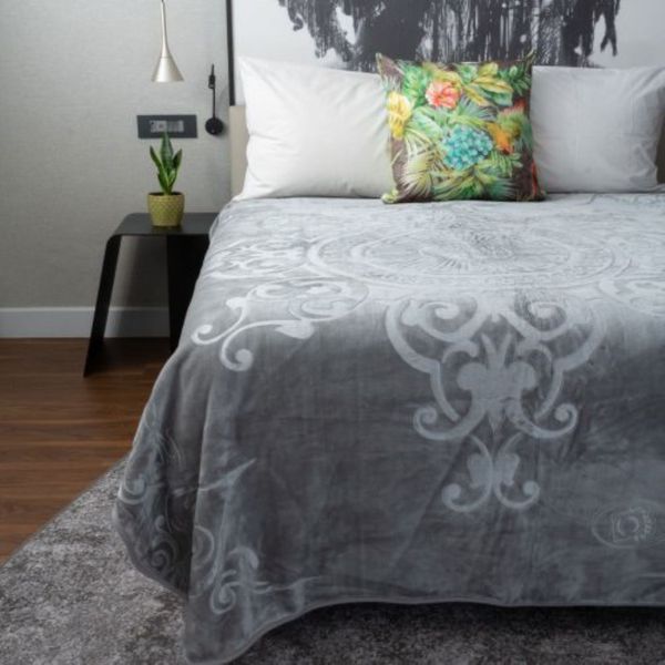 Mink Diamond 1 Ply Blanket Ethnic Queen Size 230X200cm