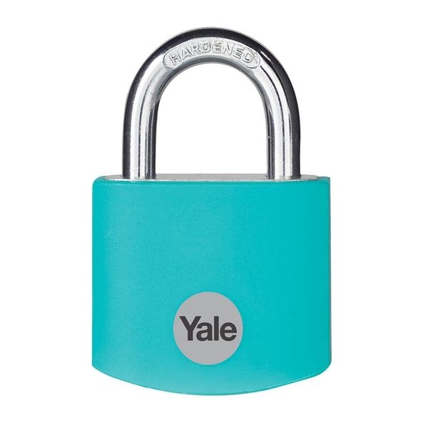 Yale 38mm Aluminium Padlock Teal