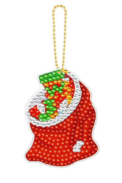 Santa's Christmas Presents Diamond Dot Decoration Craft Kit