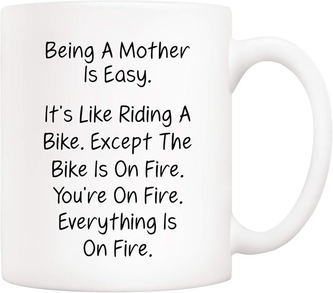 Motherhood is easy-Father's day-Mother's day-Valentines-Christmas Mug