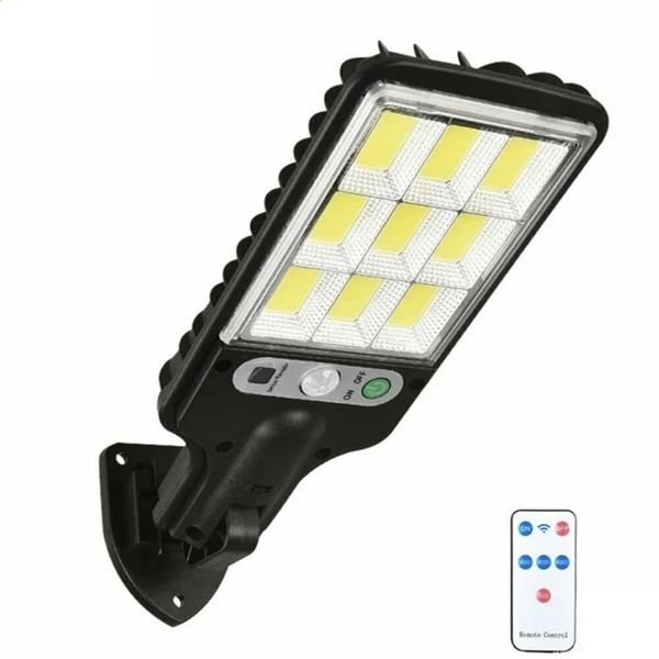 2 x Solar Street Lights Outdoor Remote Control Solar Parking Lot Lights