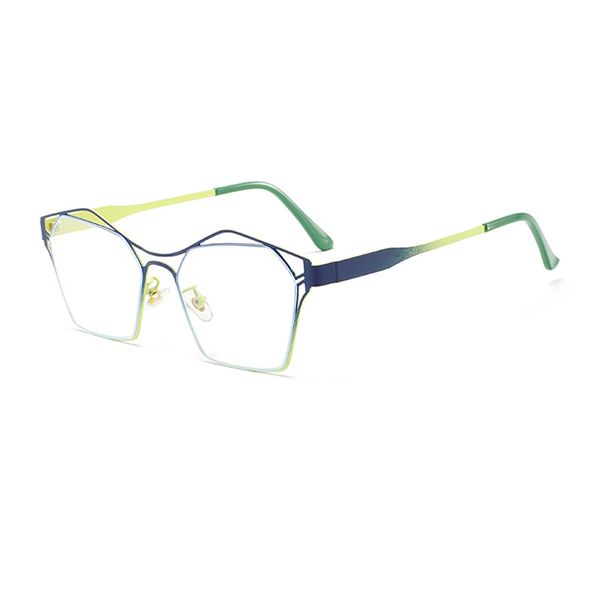 Lrregular Metal Frame Anti-Blue Light Glasses