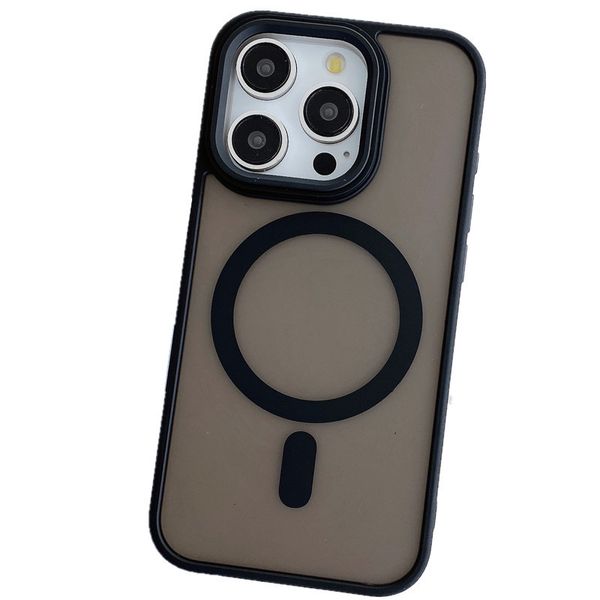Transparent Magsafe Matte Protective Cover for iPhone 12/13/14/15