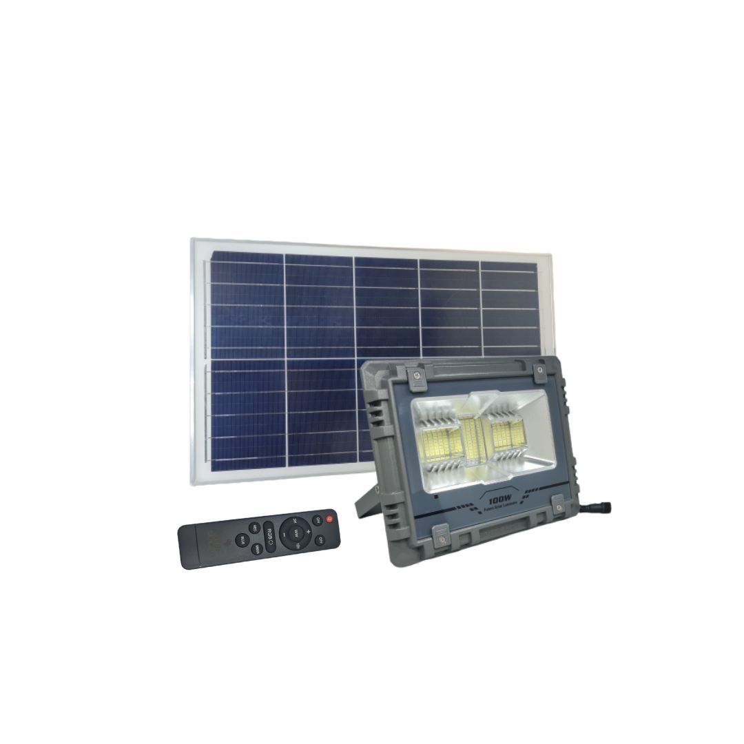 100w Afrisolar LED Solar Flood Light 6000k Buy Online in South Africa