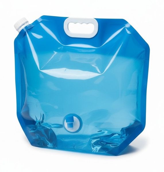 10L Reusable Foldable Collapsible Camp Water Storage Bag Container with Tap