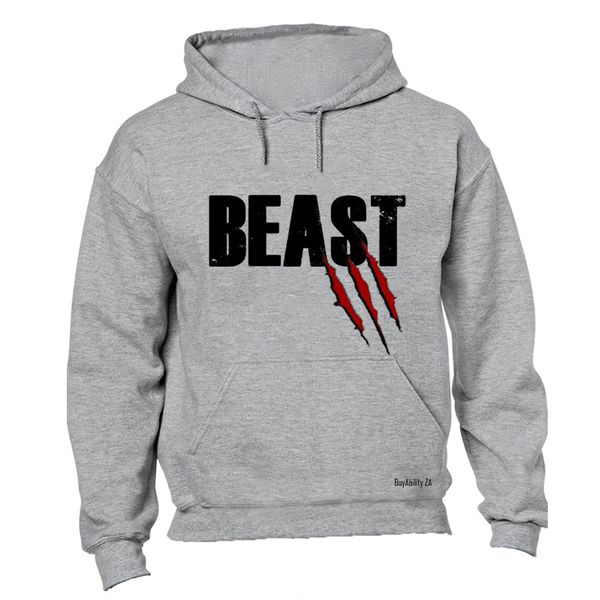 Beast! Hoodie - Grey