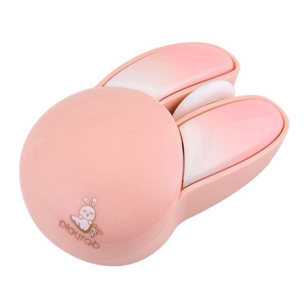 Wireless Silent Mouse Cute Rabbit Design for Laptop Office Use