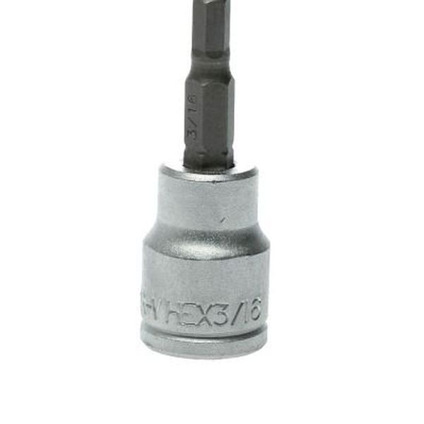 TengTools - 3/8inch Hex Bit Socket AF 3/16inch - M381106-C