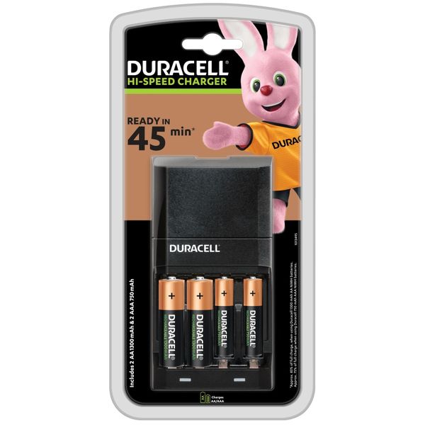 Duracell 45 minutes Battery Charger - 1 count
