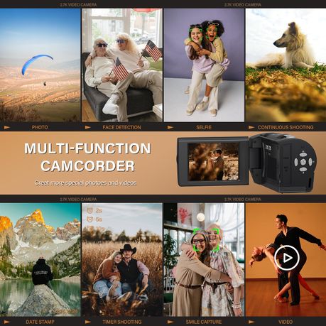 その他 Videography [DVD] Camcorder Video Camera 56MP 16X Digital Zoom,32GB Card Two