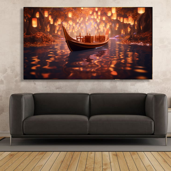 Canvas Wall Art - Enchanted Waters Abstract - IM0120