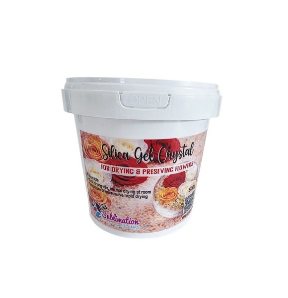 500g, Reusable Silica Gel Crystals for Flower Drying &amp; Preservation