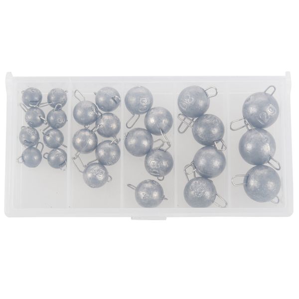 26Pcs/Set 5 Sizes Fishing Weight Sea Lead Mould Accessories