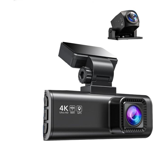 REDTIGER F7N 4K Dual Dash Cam with 64GB Card, Built-in WiFi GPS