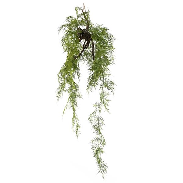 HouzeComfort Artificial Hanging Fern Pot Planter and Decor Plant