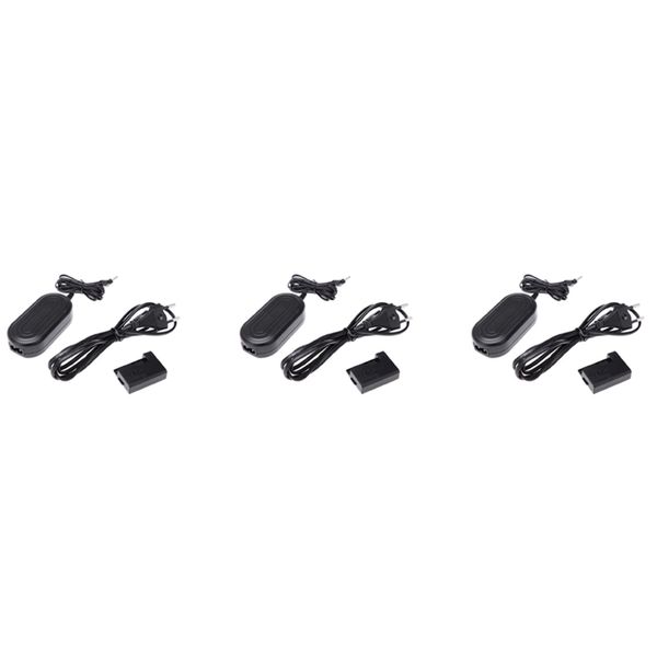 Ack-E10 Ac 100-240V Adaptador De Corriente Con Kit (Negro)