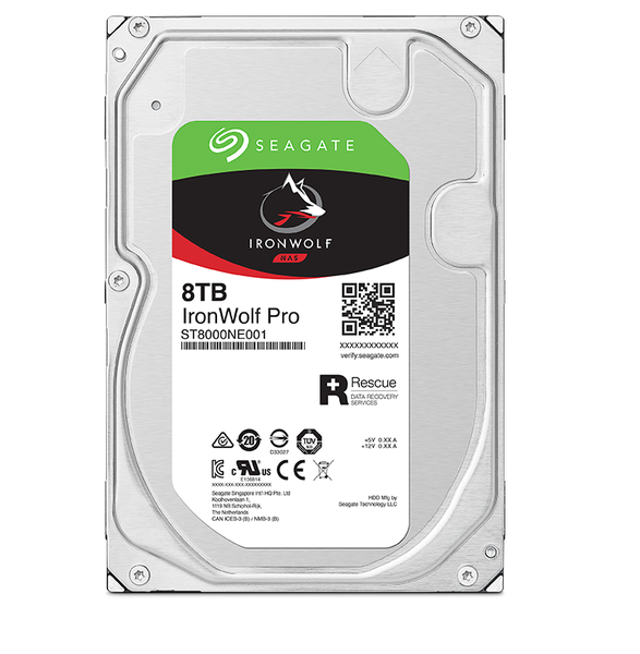 Seagate Ironwolf PRO 8TB 3.5'' Enterprise NAS Internal Hard Drive