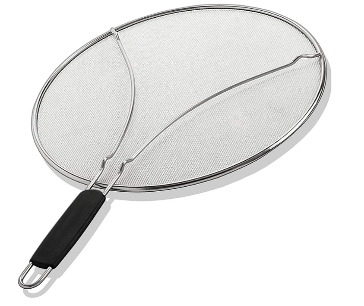 Splatter Screen for Frying Pan - 13 Inch Stainless Steel Grease Splatter