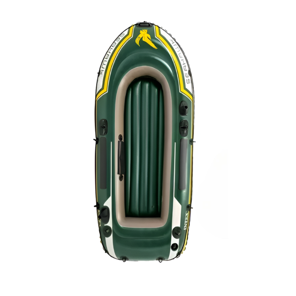 Portable Inflatable Seahawk Boat with Oars for Outdoor Adventures
