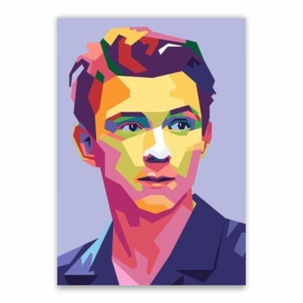 Tom Holland Pop Art Poster - A1