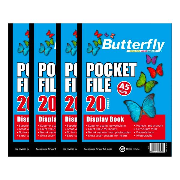 A5 50 M 20 Pocket Display Book X 4 image