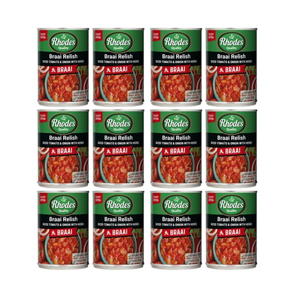 Rhodes Braai Relish - 12 x 410g