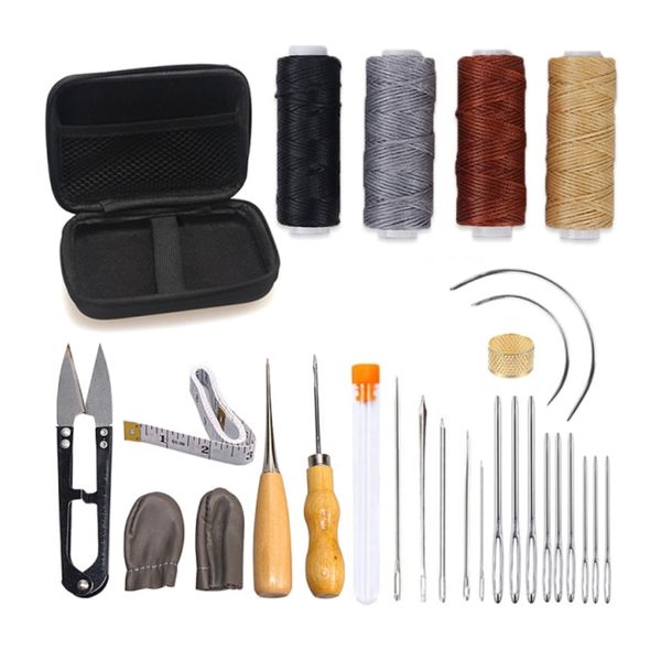 Craft Leather Sewing Tool Kit Handmade Sewing Needle Stitching 15 PCS