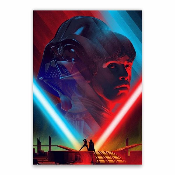 Luke And Vader Father VS Son Poster - A1