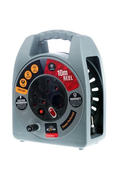 Electricmate 10Amp 10m Cassette Reel