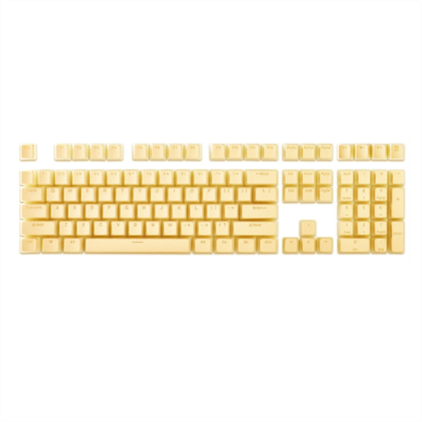 Pudding Keyboard Hat Box Mechanical Keyboard (Yellow)