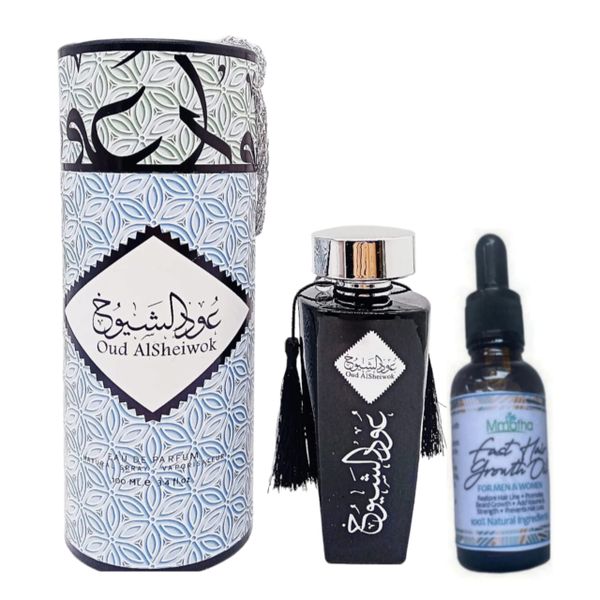 Oud Mood Perfume &amp; Mmafha Hair Oil