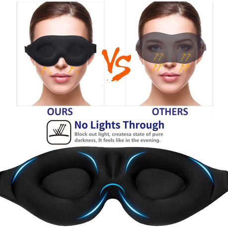 Premium Blackout Sleep Eye Mask (3d Breathable Mesh Design), Shop Today.  Get it Tomorrow!