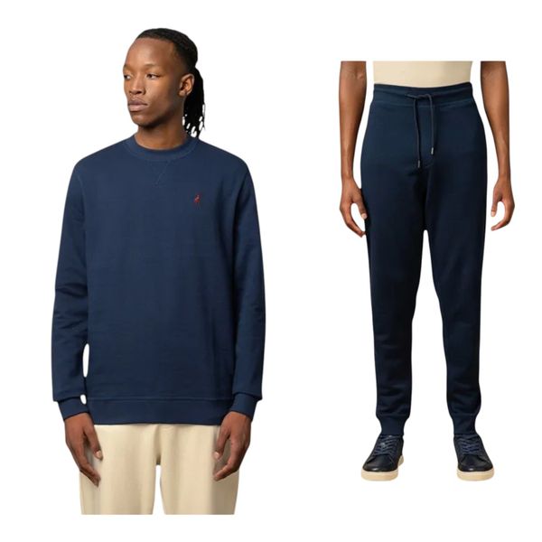 Polo Mens Sport LS Track Set - Navy