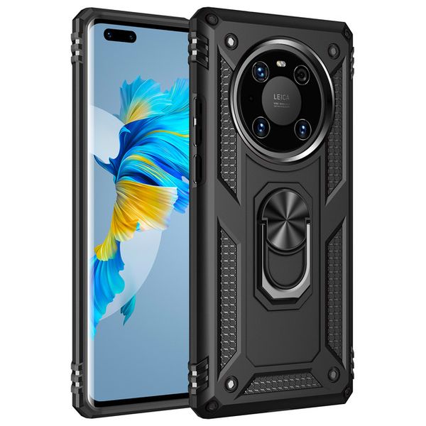 TUFF-LUV Rugged Armour case &amp; Stand for Huawei Mate 40 Pro - Black