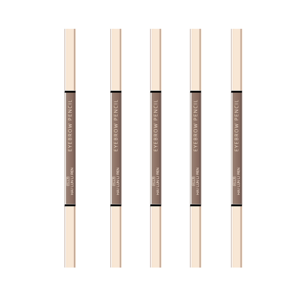 Dual-ended Eyebrow Pencil - Waterproof, 5-Color Value Pack
