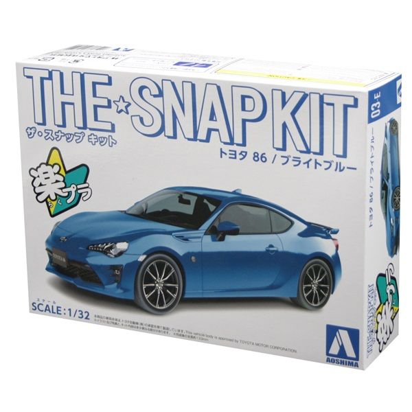 Aoshima 05754 1/32 Toyota 86 Bright Blue
