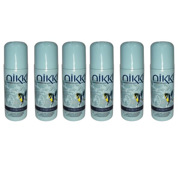 Nikki Long Lasting Anti-Perspirant Roll On 50ml - Original Pack Of 6