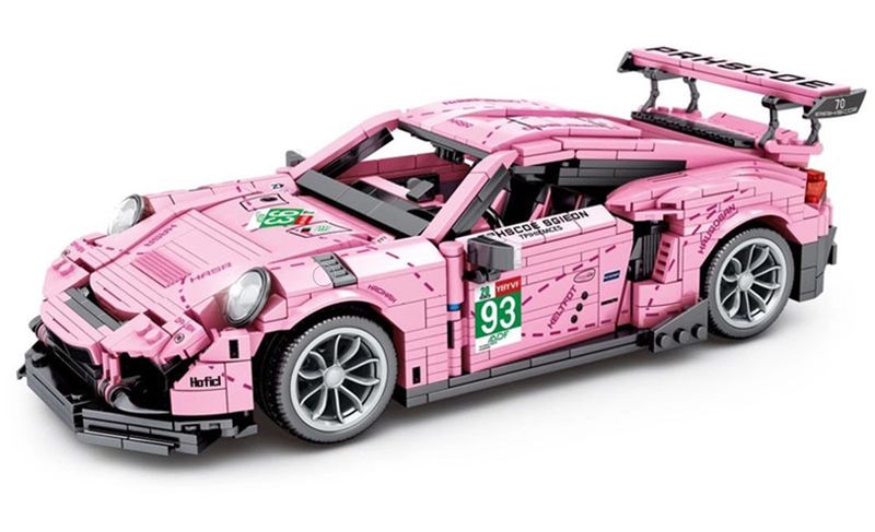 Sembo Blocks - Technique - Porsche Pink - 1063-Piece