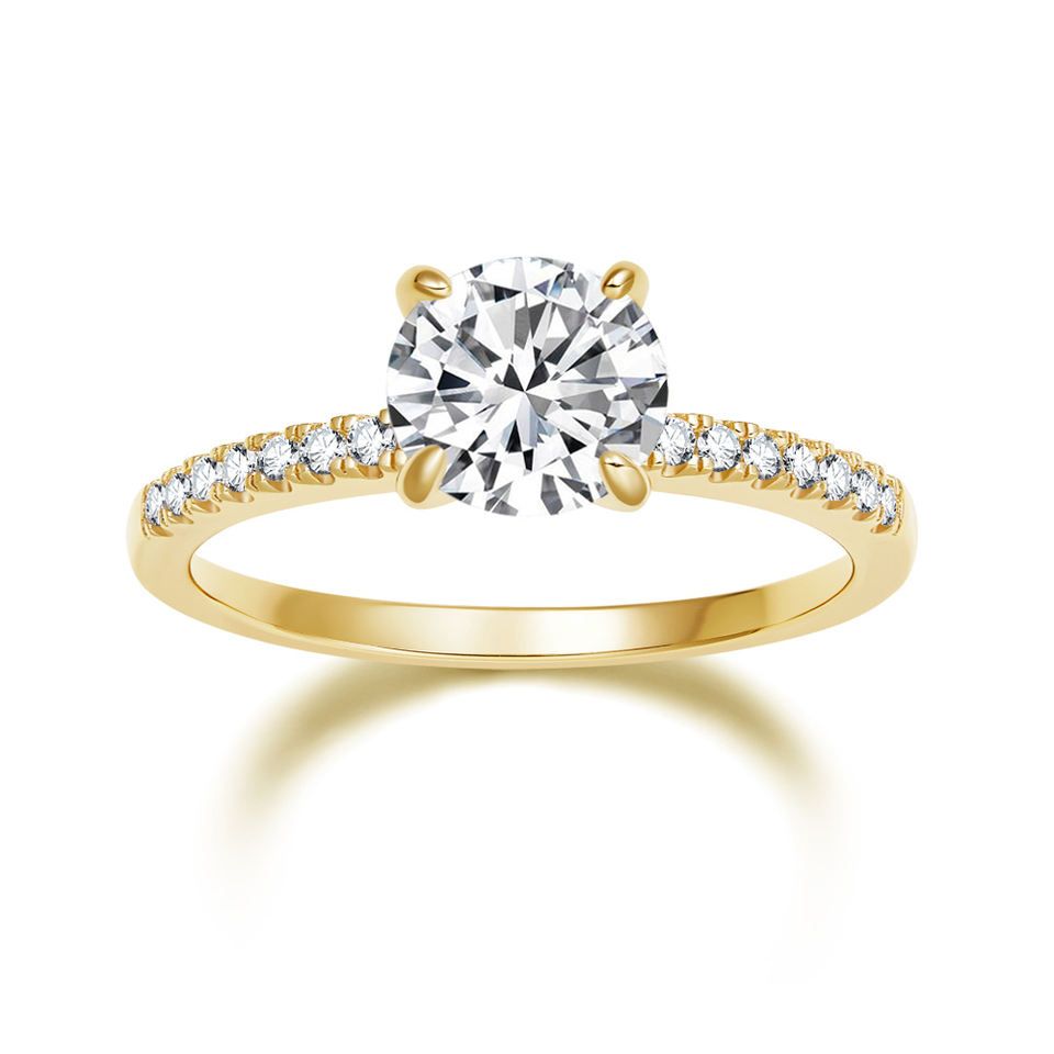 Orecchini A Goccia Tuscany Silver Fiore Con Zirconi - Argento 925 Riciclato E Placcato Rodio Per Donna
