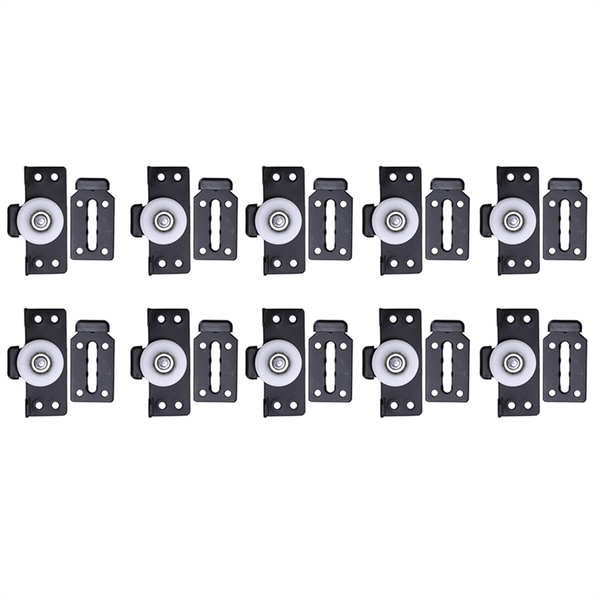 10 Sets Sliding Door Wardrobe Pulleys Wooden Door Sliding Door Wheels