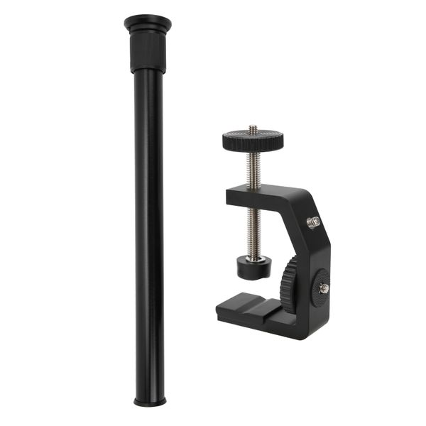 C-Type Lamp Holder Telescopic Pole Desktop Bracket