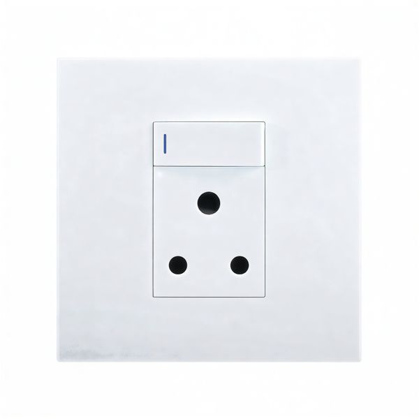 Eurolux - Horizon Modern Single White Socket