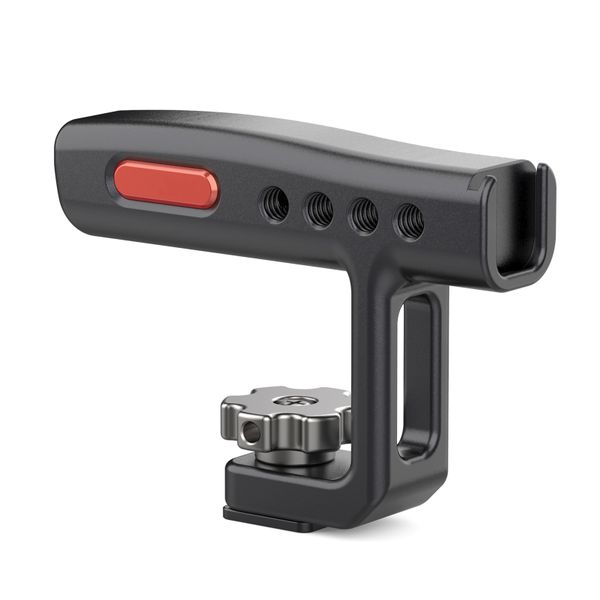 Durable Metal Top Handle with Cold Shoe and 1/4" Mounts for DSLRs
