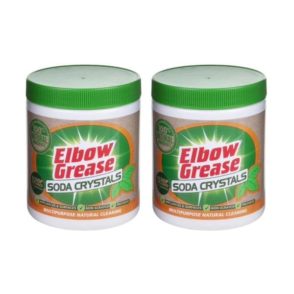 Elbow Grease Soda Crystals - Natural Surface Cleaner, Non-Scratch | 500g