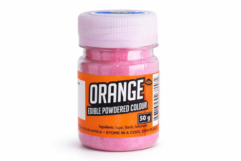 Orange Edible Powder Colour 6 x 50 g - Modaks