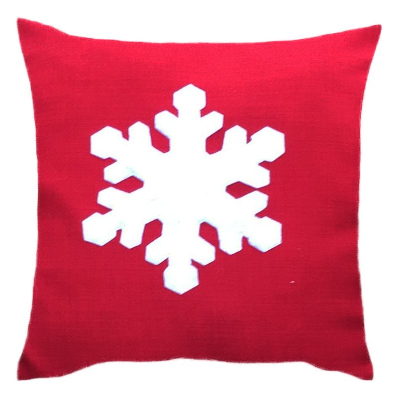 Red Christmas Pillow Scatter Cushion With White Snowflake Inner Included Shop Today. Get it Tomorrow takealot