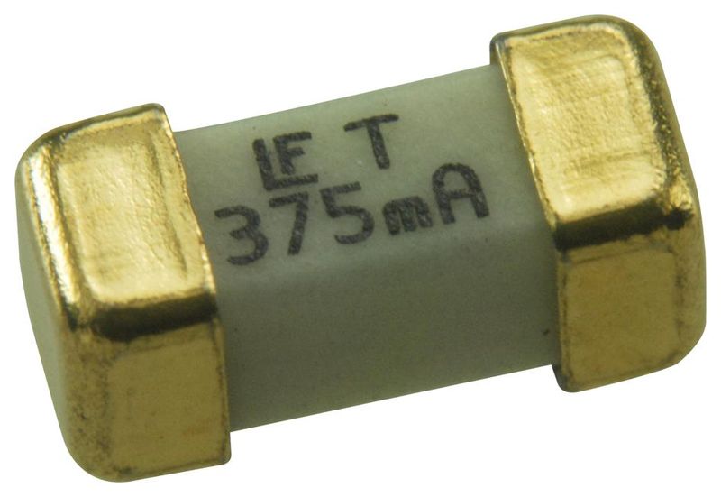 Littelfuse (0452.375MRL) Fuse, Surface Mount, 375 mA, Slow Blow,, 125 VAC