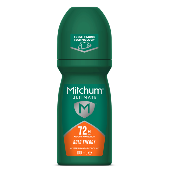 Mitchum Ultimate 72hr Men's Roll On - Bold Energy 100ml