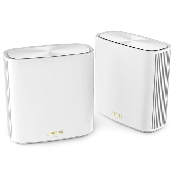 ASUS ZenWiFi XD6 Dual Band Wifi Router - 2 Pack White Mesh Routers